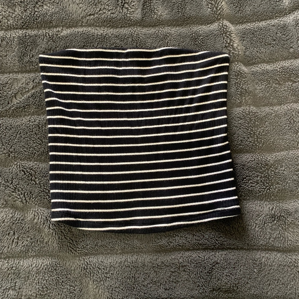 American Eagle Striped Tube Top